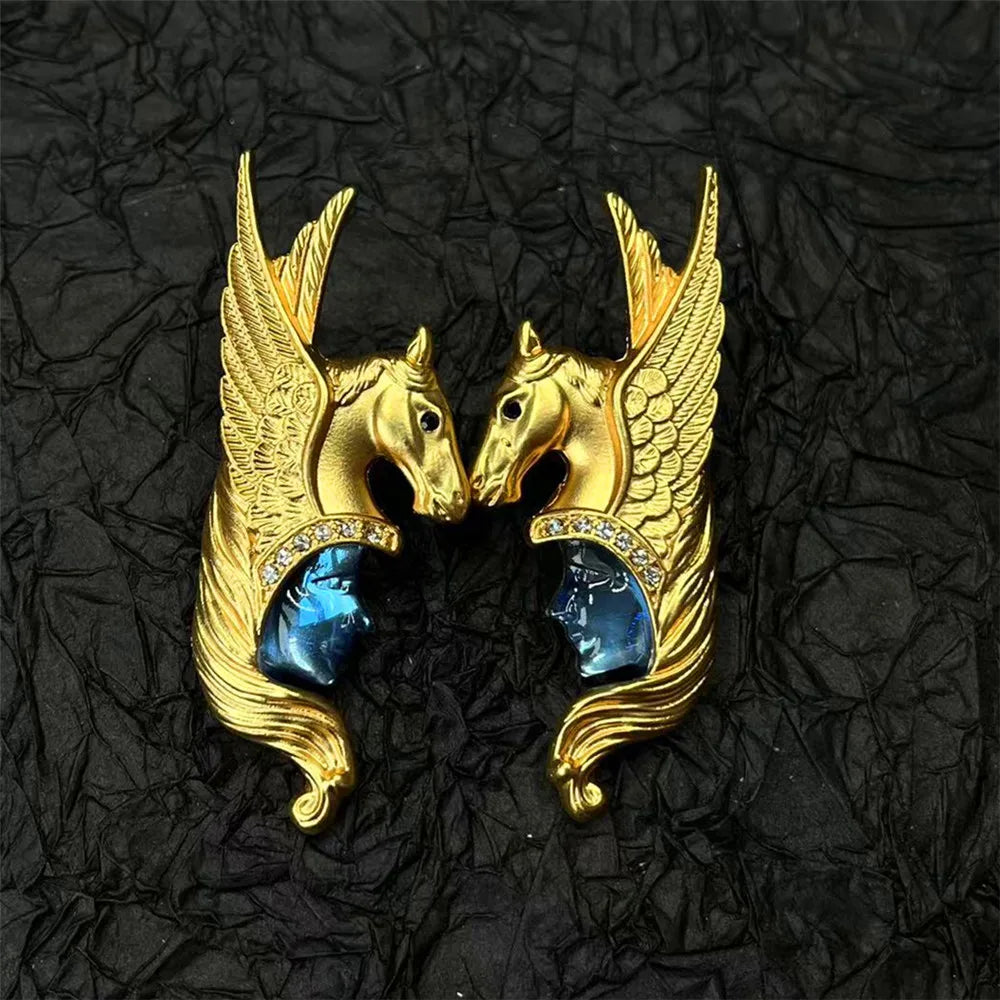 Statement Pegasus Earrings