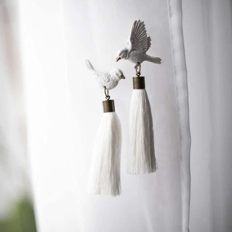 Dove Tassel Earrings