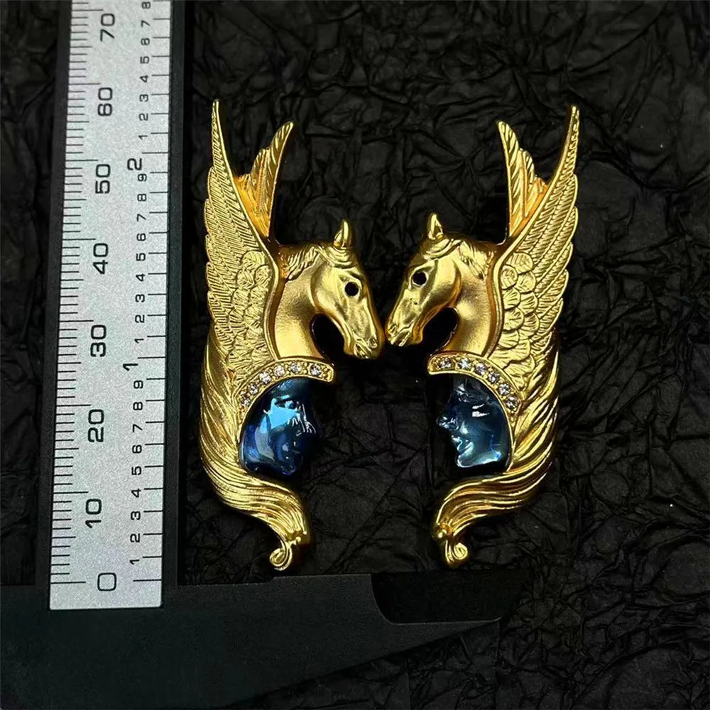 Statement Pegasus Earrings