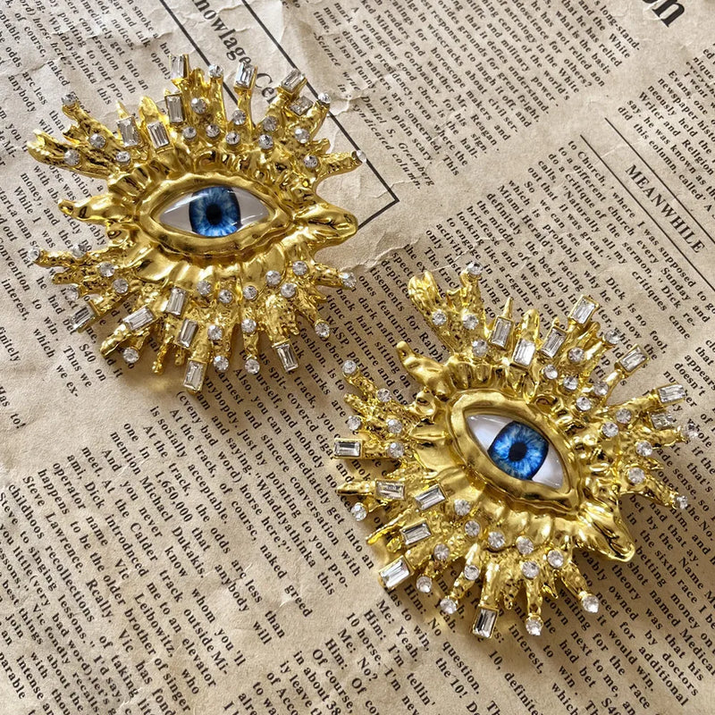 Statement Baroque Eye Earrings
