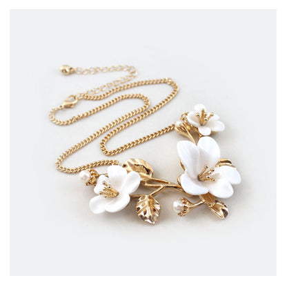 Lily Blossom Pendant Necklace