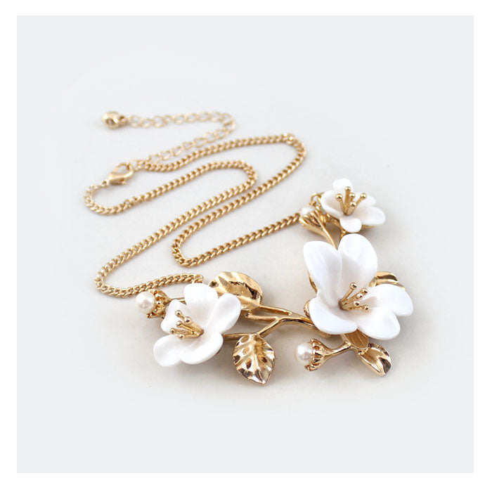 Lily Blossom Pendant Necklace