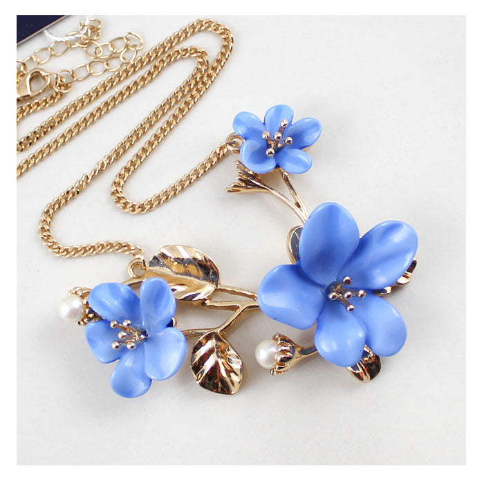 Lily Blossom Pendant Necklace