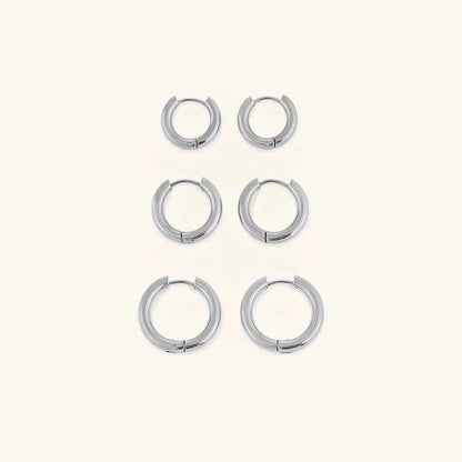 Timeless Hoop Trio Set Earrings