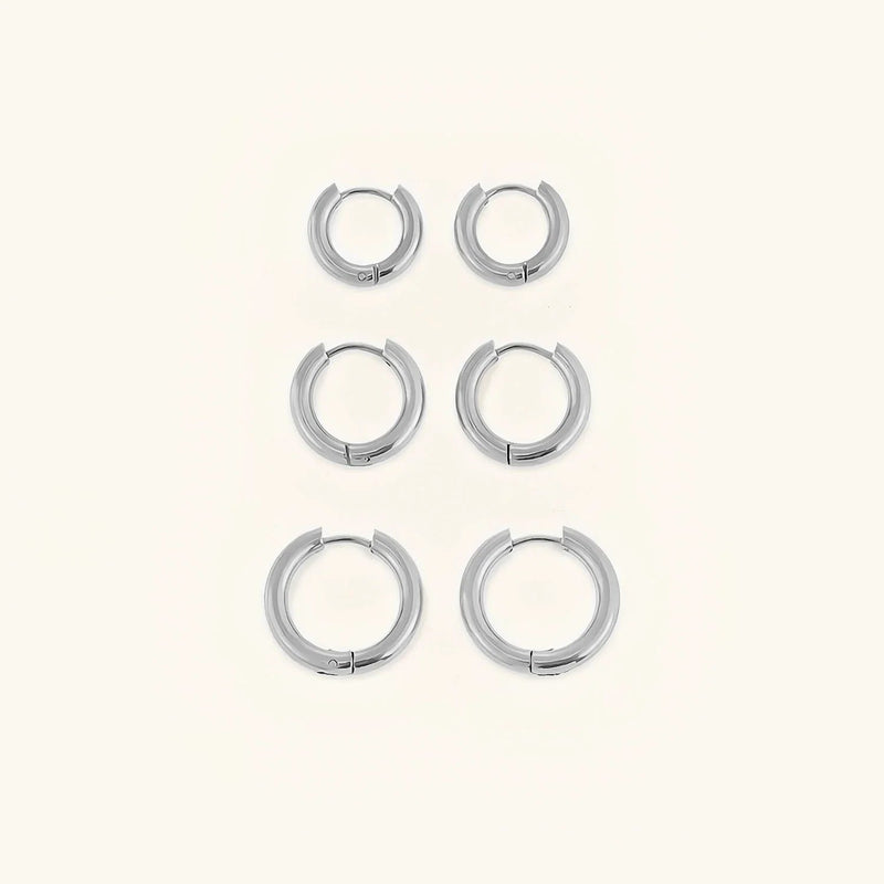 Timeless Hoop Trio Set Earrings
