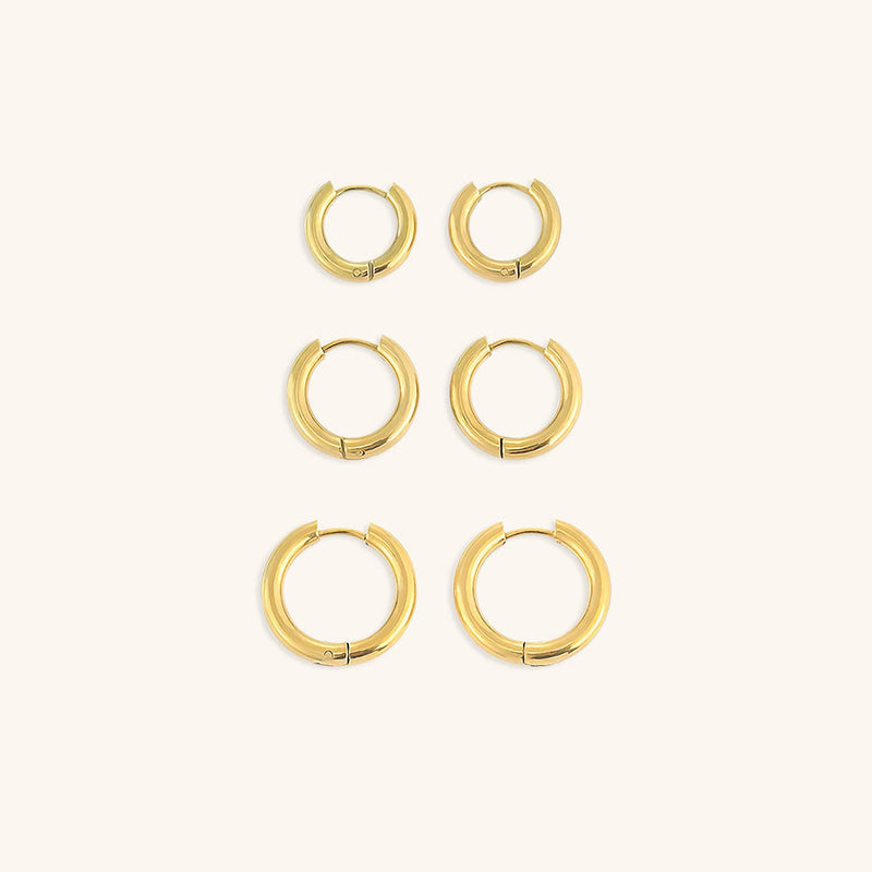 Timeless Hoop Trio Set Earrings