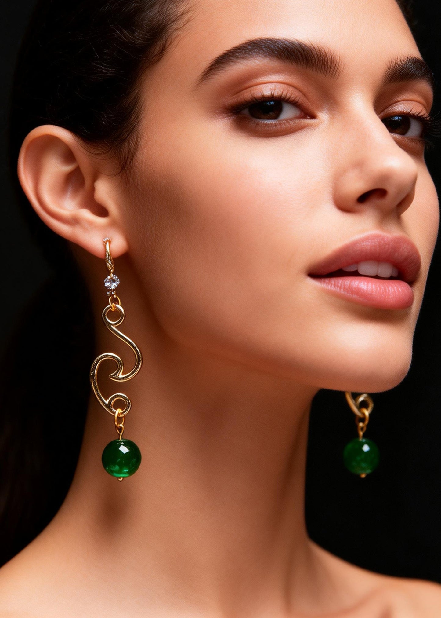 Turquoise Tassels Long Drop Earrings