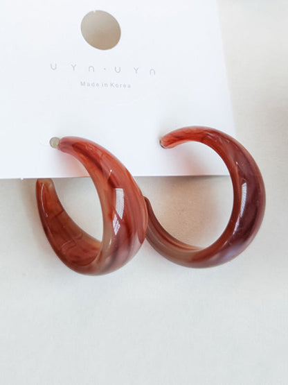 Geometric 6 Colors Acrylic Earring