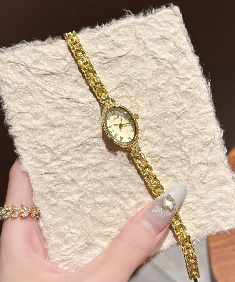 New Silk Alloy Zircon Quartz Movement Watches