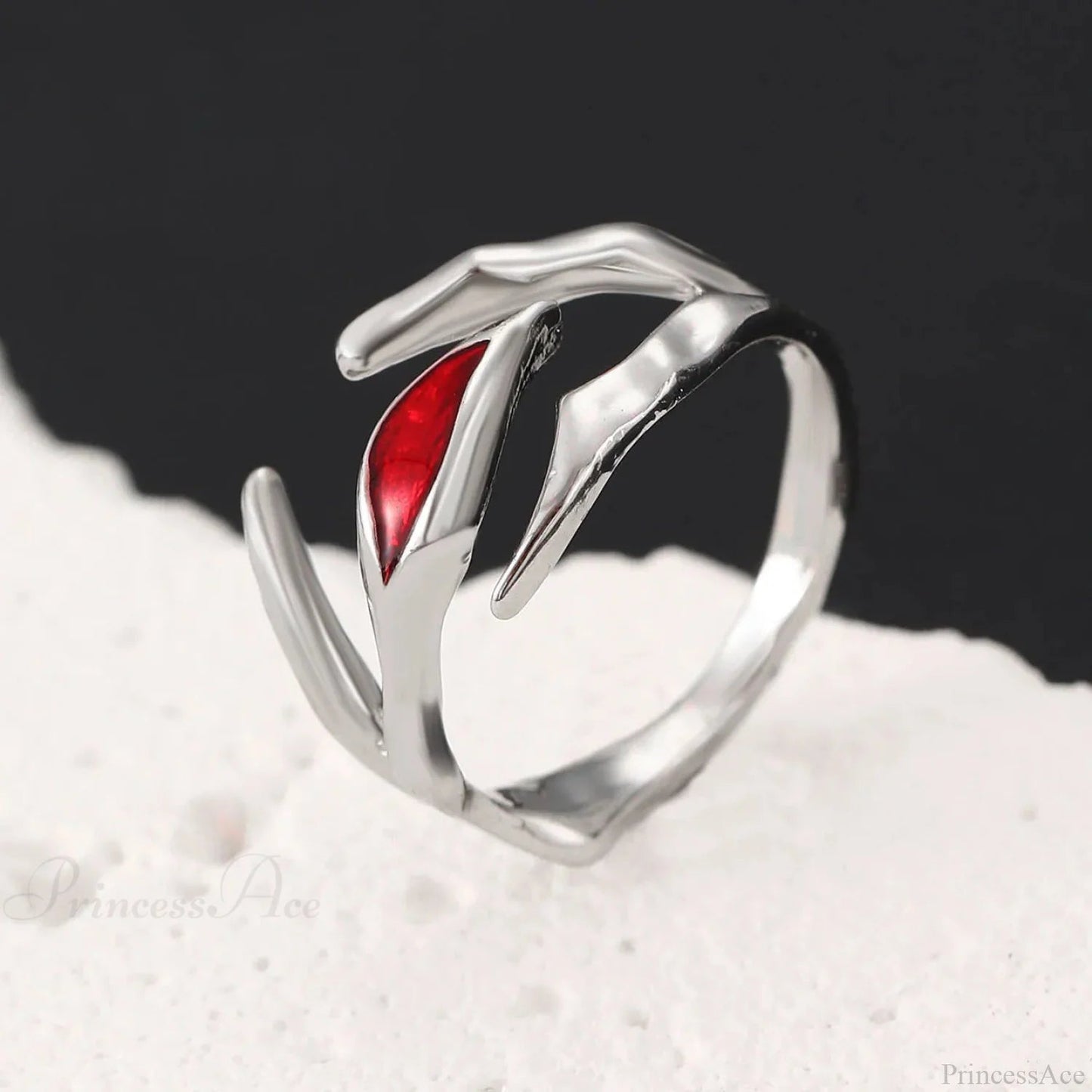 Dark Red Crystal Band