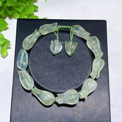 Adjustable Crystal Healing Bracelet With Natural Gemstones
