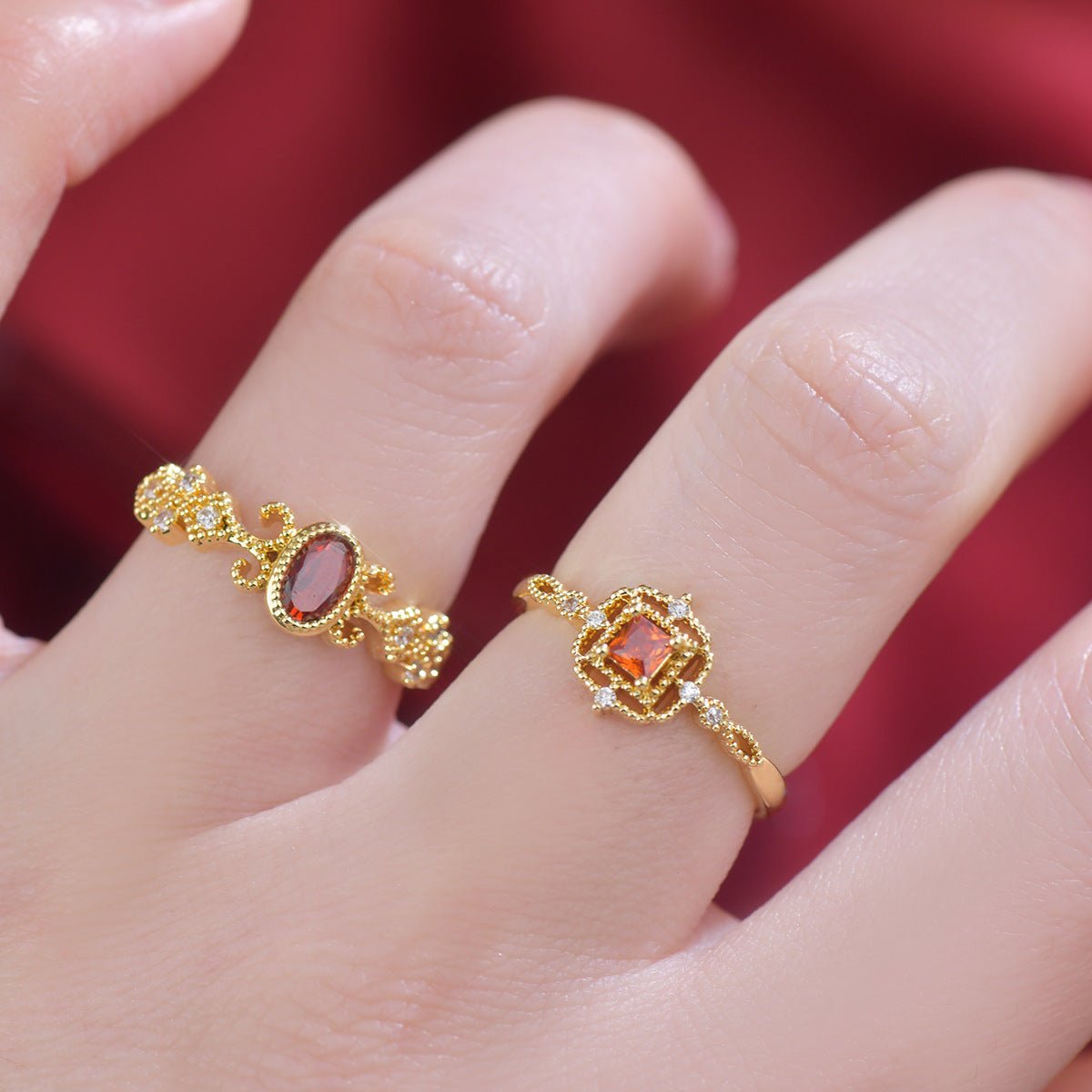 Alessandra Ruby Ring