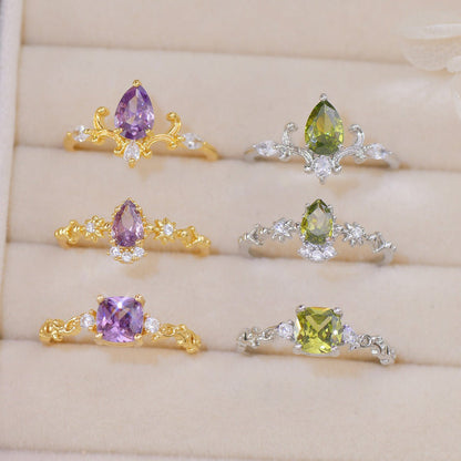 Alyssa Amethyst Ring