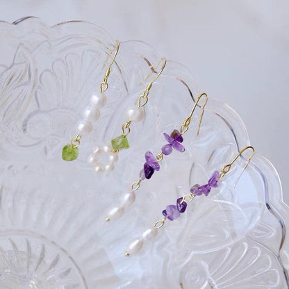 [] Rosemary Amethyst Earrings