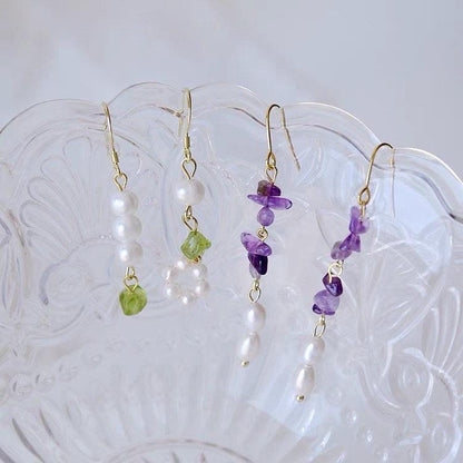[] Rosemary Amethyst Earrings