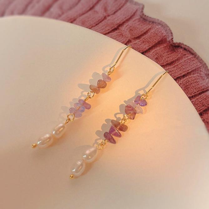 [] Rosemary Amethyst Earrings