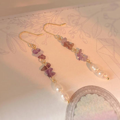 [] Rosemary Amethyst Earrings