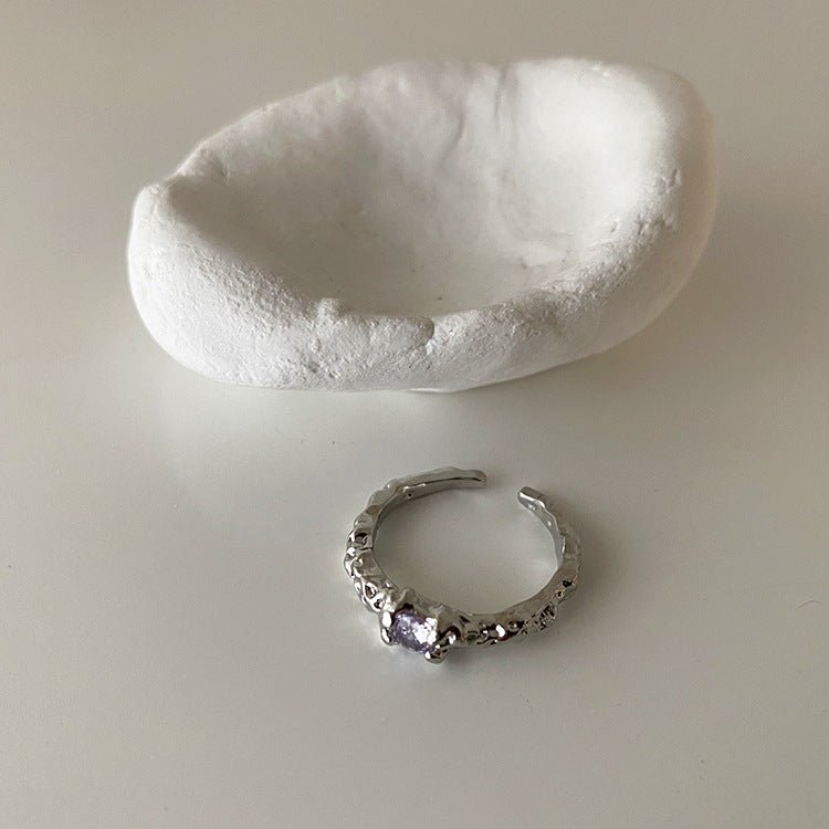 [] Brielle Amethyst Ring Set