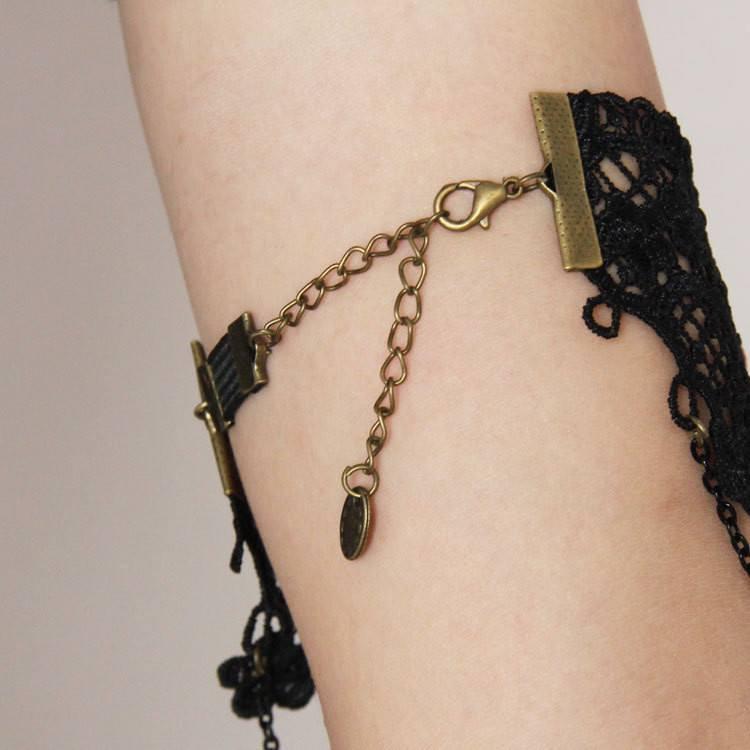 Gothic Beauty Red Rose Armlet