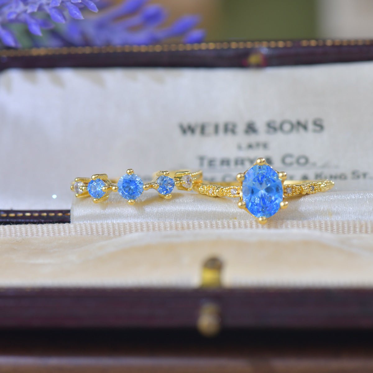 Azure Trilogy Ring