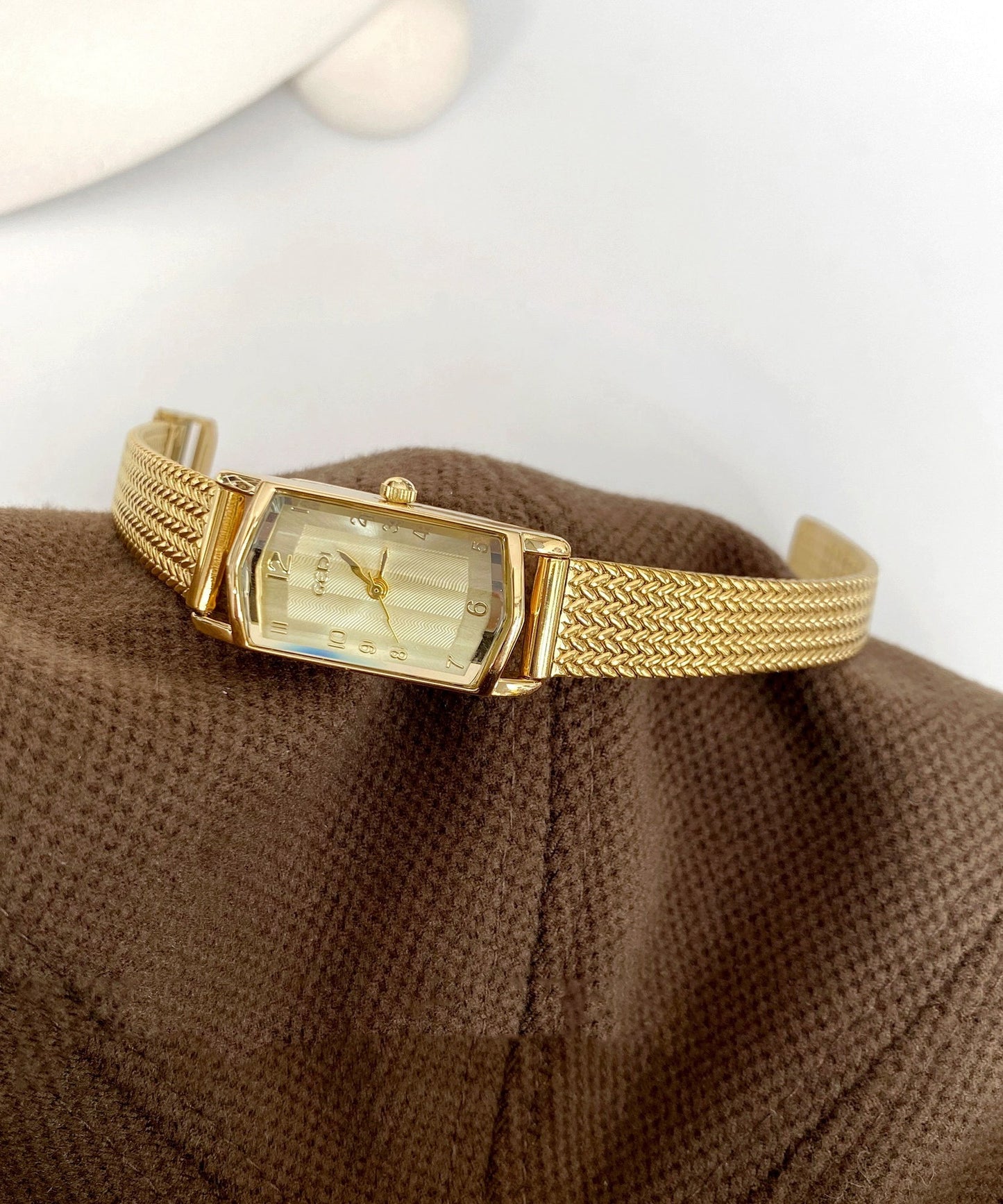 Gold Stainless Steel Waterproof Chain Watches
