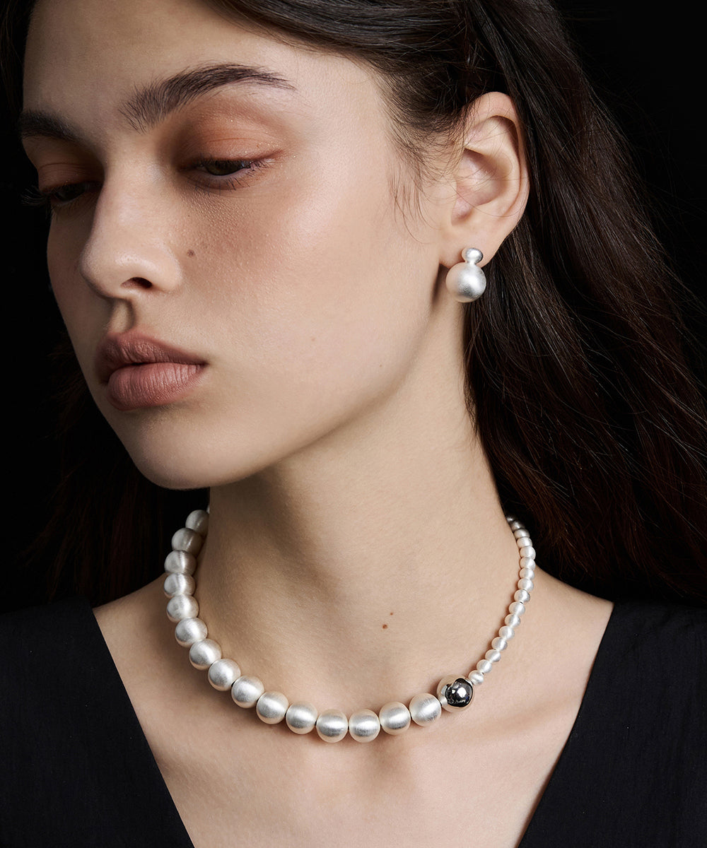 Original Design Alloy Necklace and Stud Earrings Set