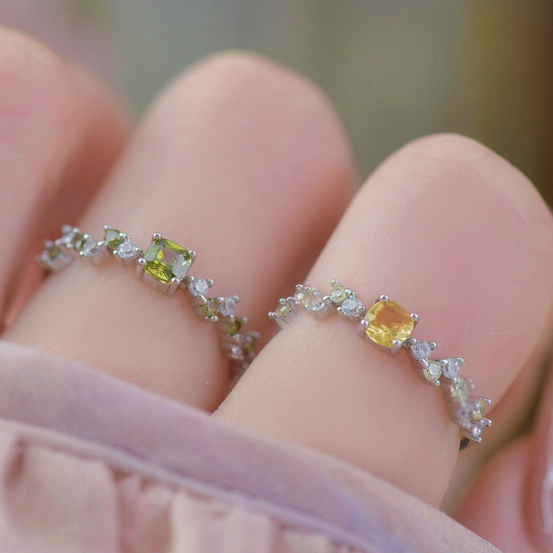 Peridot Poetry Ring