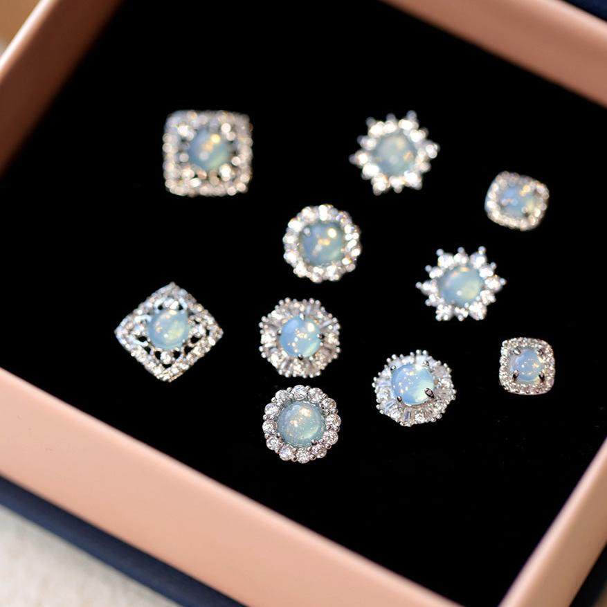 Baroque Stud Earrings - Kelsey