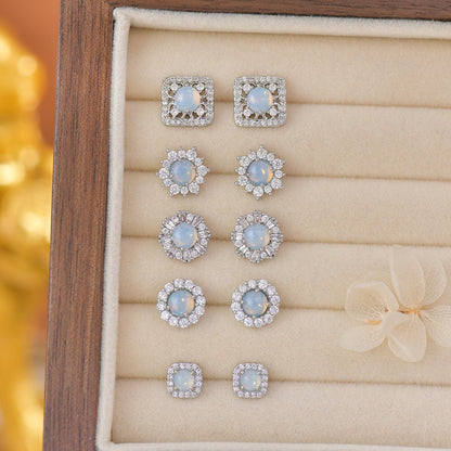 Baroque Stud Earrings - Kelsey