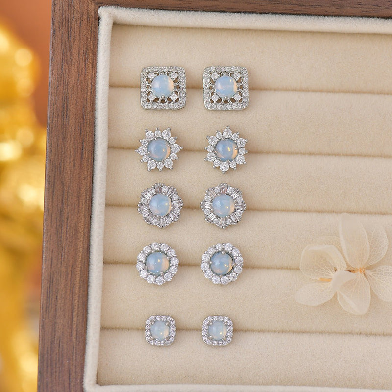 Baroque Stud Earrings - Kelsey