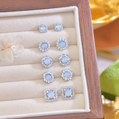 Baroque Stud Earrings - Kelsey