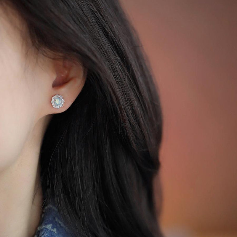 Baroque Stud Earrings - Kelsey
