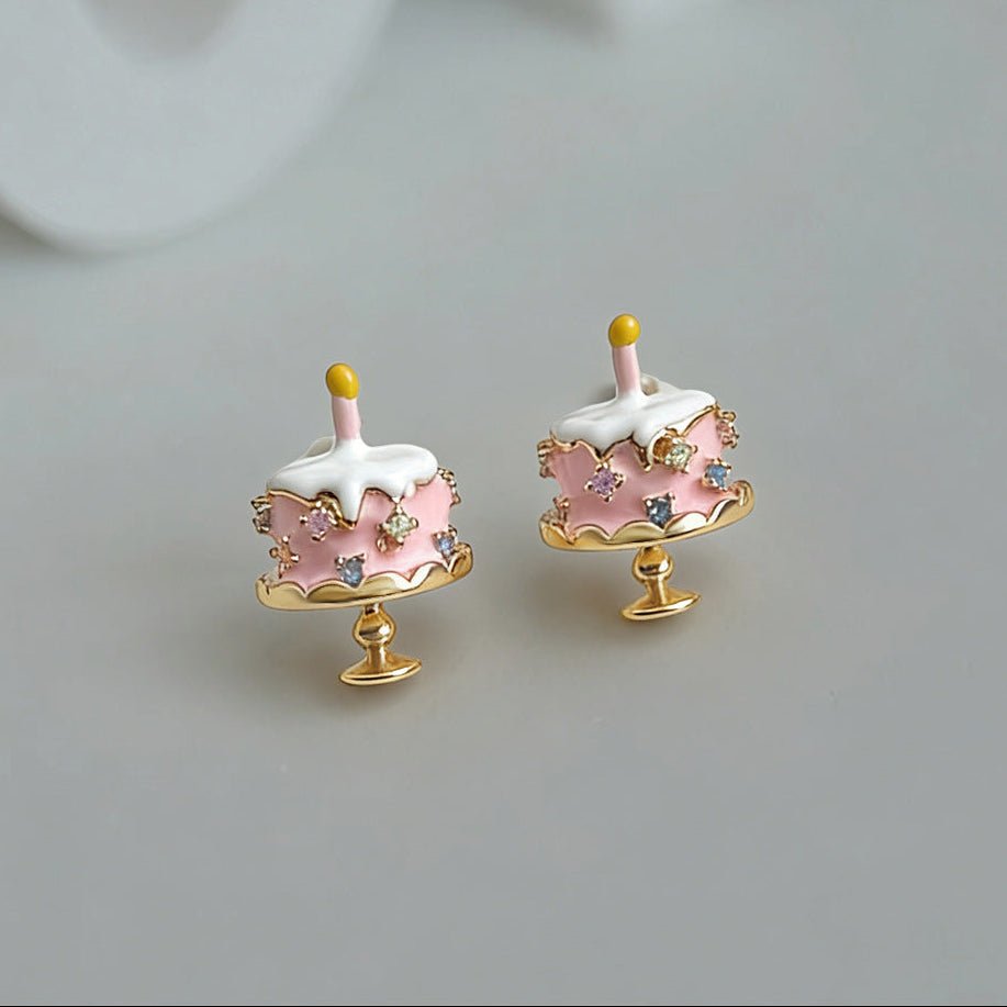 Birthday Cake Earrings