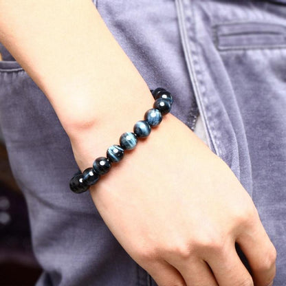 Blue Tiger Eye Natural Stone Bracelet