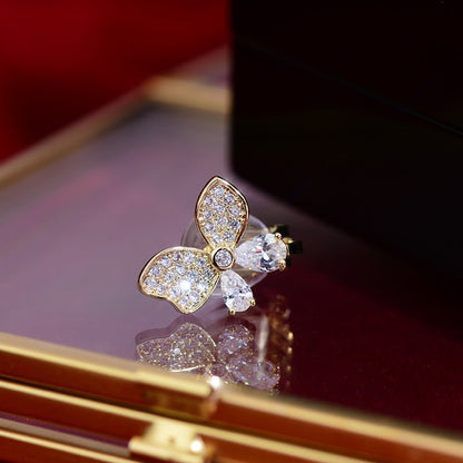 [] Butterfly Clip on Earrings