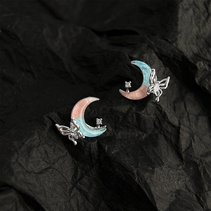 Butterfly Moon Earrings