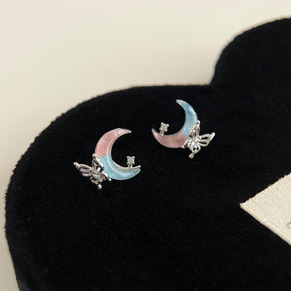 Butterfly Moon Earrings