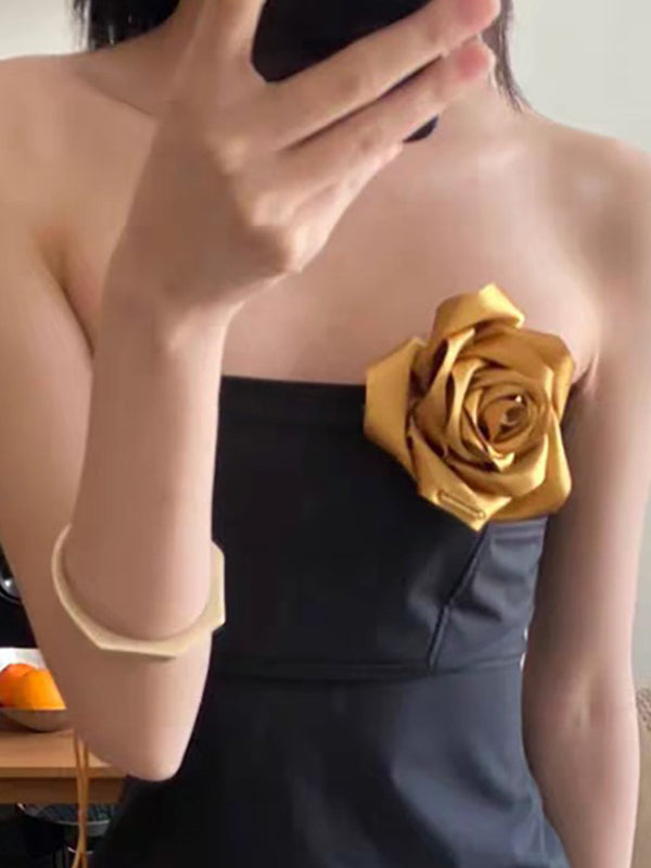 Flower Shape Color Brooch Accessories