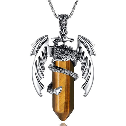Wyrm’s Embrace Crystal Necklace