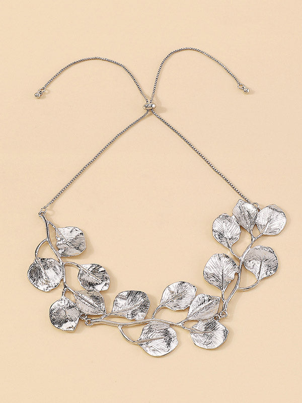 Leaves Shape Color Necklaces Accessories