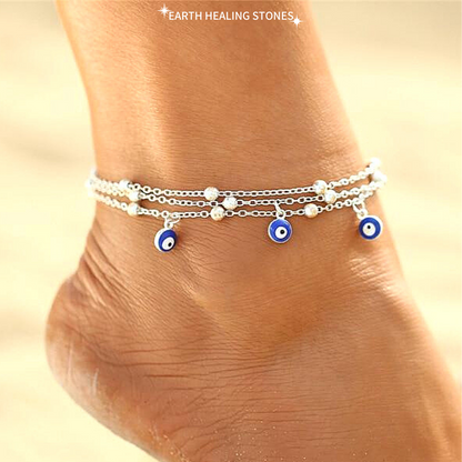Layered Nazar Anklet