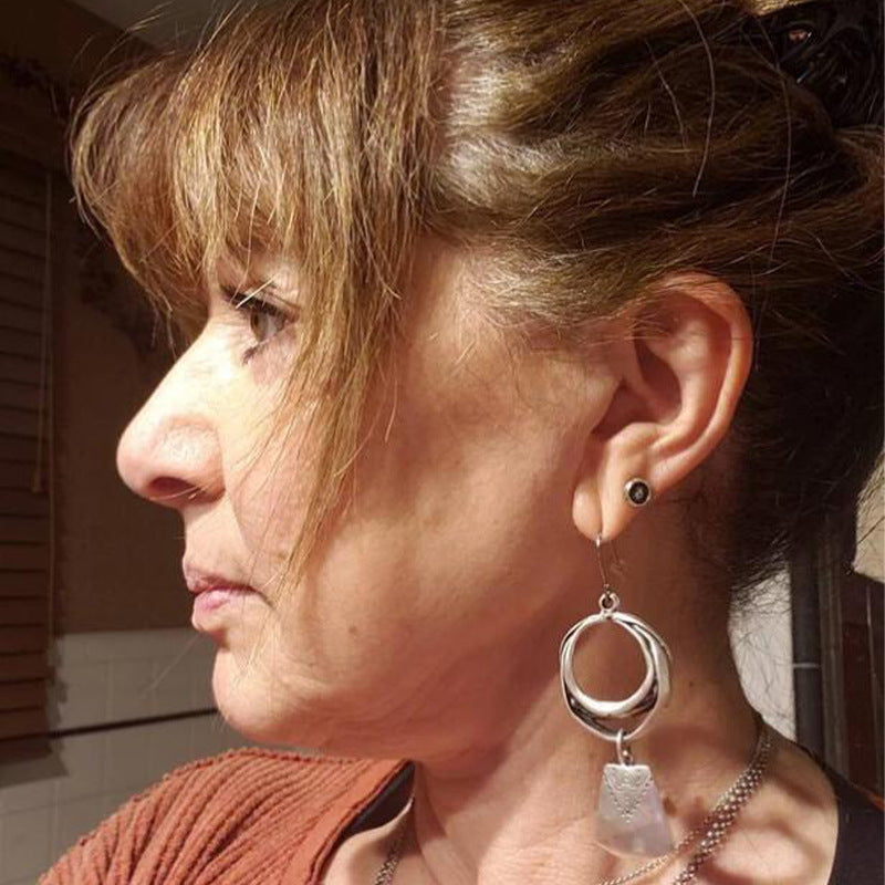 Bohemia Metal Hollow Earrings