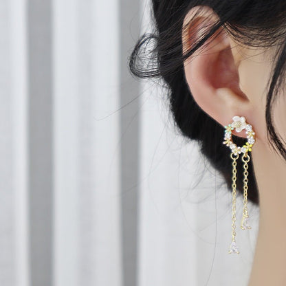 Harley Cherry Blossom Drop Earrings