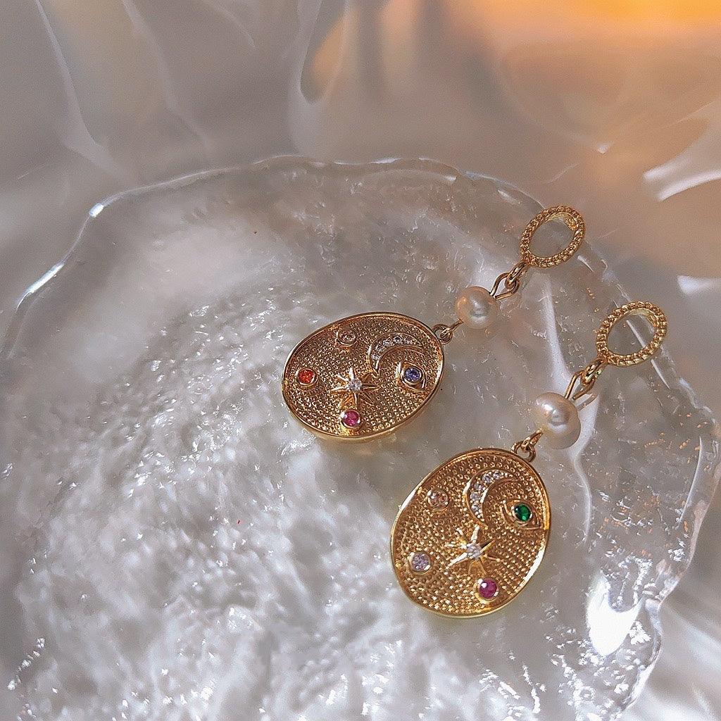 [] Celestial Earrings - Tessa