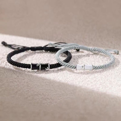 Copper Bamboo Couple Rope Bracelet for Spiritual Healing