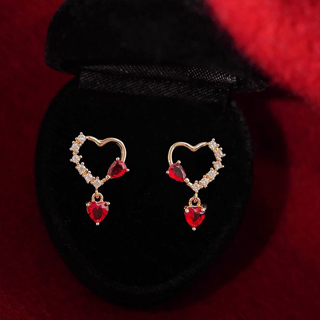Cupid’s Promise Heart Earrings
