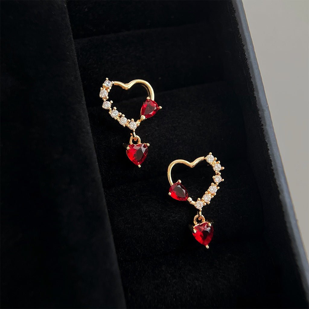 Cupid’s Promise Heart Earrings