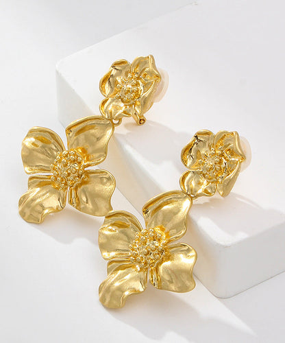 Gold Ancient Gold Stud Earrings