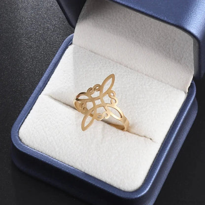 Sinister Eye Style Gothic Pointer Ring