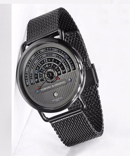 Black Stainless Steel Machinery Watches
